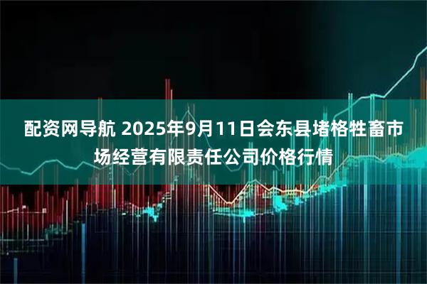 配资网导航 2025年9月11日会东县堵格牲畜市场经营有限责任公司价格行情